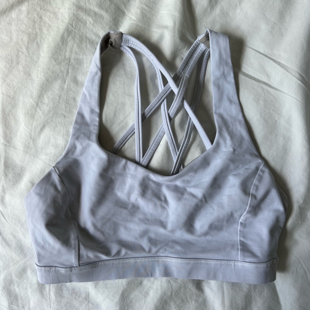 Lululemon White Sports Bra Size 6 no inside tags